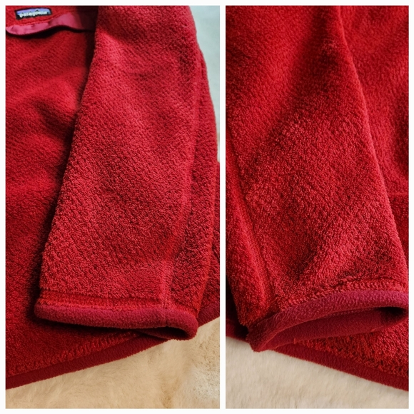 Patagonia ReTool Snap-T Polartec Pullover Fleece Red Women’s Size S - Picture 15 of 16